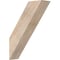 Ekena Millwork 5 1/2"W x 18"D x 24"H Traditional Smooth Knee Brace, Douglas Fir BRC06X18X24TRA00SDF - alternate 1